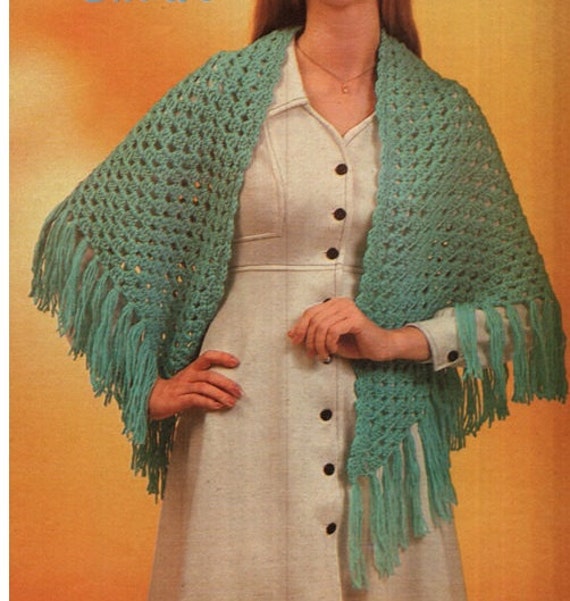 Vintage Crochet Shawl